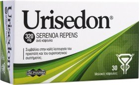 UniPharma Urisedon 320mg για την Καλή Λειτουργία του Προστάτη & του Ουροποιητικού Συστήματος, 30 Μαλακές Κάψουλες