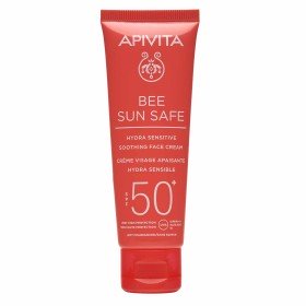 Apivita Bee Sun Safe Hydra Sensitive Face Cream Καταπραϋντική Κρέμα Προσώπου για Ευαίσθητες Επιδερμίδες SPF50+, 50ml