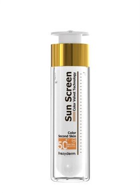 Frezyderm Sun Screen Color Velvet Face Cream SPF50+, Αντηλιακή Κρέμα Προσώπου με Χρώμα, 50ml