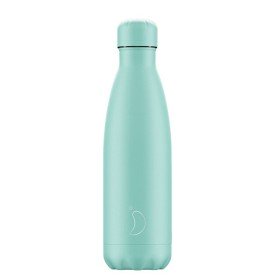 CHILLYS Μπουκάλι Θερμός Ανοξείδωτο Πράσινο All Pastel Green, 500ml