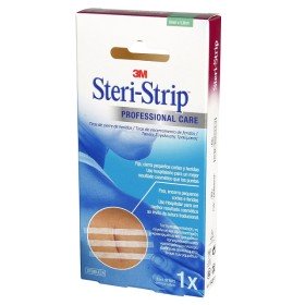 3M Steri Strip Professional Care Αυτοκόλλητες Ταινίες Σύγκλισης Δέρματος R1546 (6mmx10cm), 10 Τεμάχια