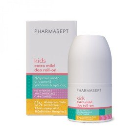 PHARMASEPT Kids Deo Roll-on Extra Mild, Εξαιρετικά Απαλό Αποσμητικό για Παιδιά, 50ml