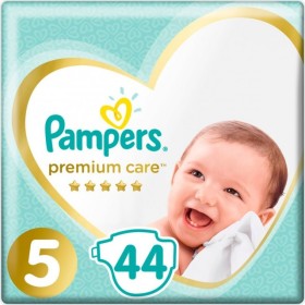 Pampers Premium Care Jumbo Pack Πάνες No5 (11-16kg), 44 τεμάχια