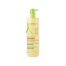 A-DERMA Exomega Control Emollient Shower Oil Καθαρισμός Για Ξηρό Δέρμα & Για Δέρμα Με Τάση Ατοπίας, 750ml