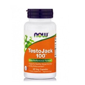 Now Foods Testojack 100, Συμπλήρωμα Διατροφής Για Την Αύξηση Της Φυσικής Τεστοστερόνης & Της Ενέργειας,100mg, 60veg.caps