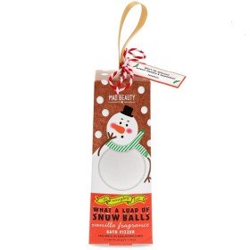 Mad Beauty Naughty List Snowballs Bath Fizzer Άλατα Μπάνιου 3x50g