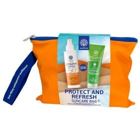 Garden Protect & Refresh Suncare Bag Πακέτο Sunscreen Face & Body Spray SPF50 Αντηλιακό Γαλάκτωμα Προσώπου & Σώματος, 150ml & Aloe Vera Gel Moisturising Δροσιστικό Τζελ Σώματος, 100ml & ΔΩΡΟ Νεσεσέρ