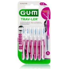 Gum Trav-ler Interdental Brush 1612 Μεσοδόντια Βουρτσάκια 1.4mm Φούξια, 6τεμ