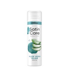 Gillette Satin Care Sensitive Shave Gel Aloe Vera Glide Τζελ Ξυρίσματος 200ml