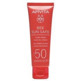 Apivita Bee Sun Safe Hydra Fresh Face Cream Gel SPF50, Ενυδατική Αντηλιακή Κρέμα Gel Προσώπου Ελαφριάς Υφής, 50ml