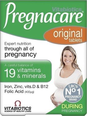 Vitabiotics Pregnacare Original, Συμπλήρωμα Διατροφής για την Εγκυμοσύνη 30 Tabs