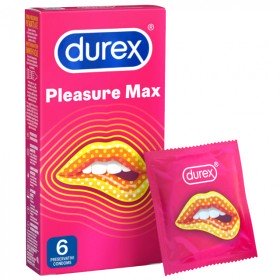 DUREX Προφυλακτικά Pleasuremax 6τμχ