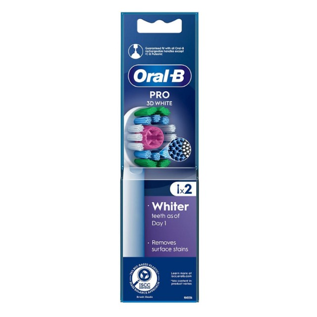 Oral-B 3D White Clean Maximiser Ανταλλακτικές Κεφαλές 2τμχ