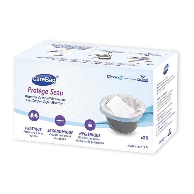 Cleanis CareBag Protege Seau Σακούλες Κοπράνων Για Δοχεία (Σάκος Υγιεινής), 20 Τεμάχια
