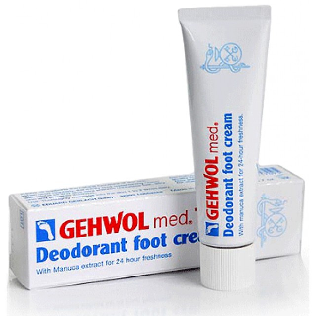 Gehwol Med Foot Cream Αποσμητικό 24h σε Κρέμα για Μύκητες Ποδιών 75ml