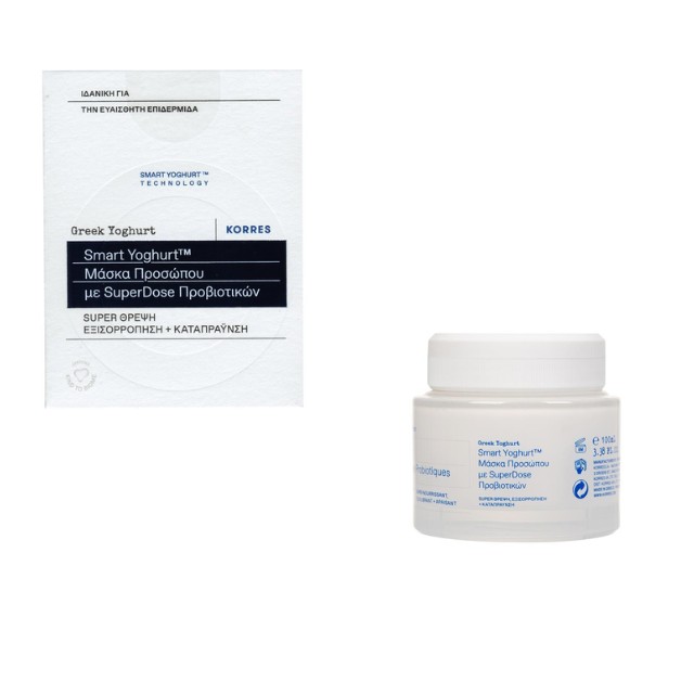 Korres Greek Yoghurt Μάσκα Προσώπου με SuperDose Προβιοτικών 100ml