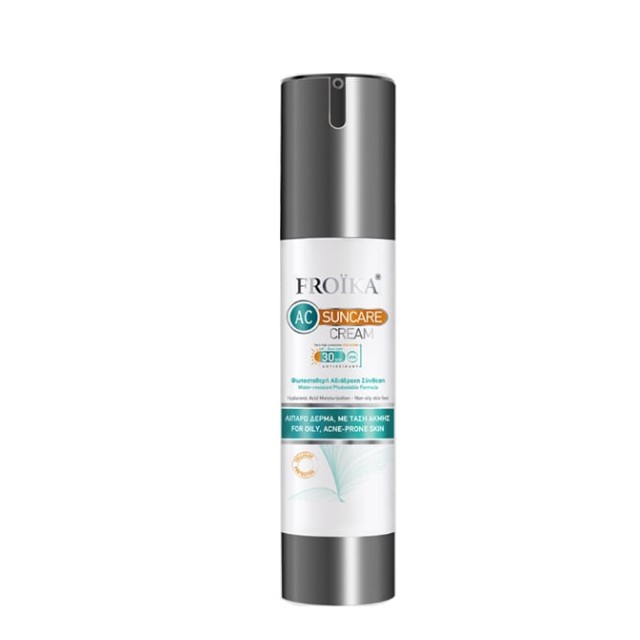 Froika Suncare AC Cream SPF30 Αντιηλιακή Κρέμα κατά της Ακμής 50ml