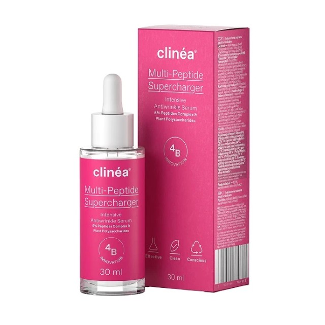 Clinea Multi-Peptide Supercharger Αντιρυτιδικός Ορός Προσώπου 30ml