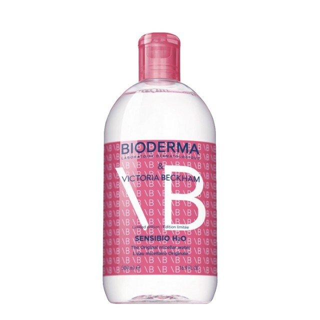 Bioderma & Victoria Beckham Limited Edition Sensibio H2O Micellar Water Υγρό Καθαρισμού & Ντεμακιγιάζ 500ml