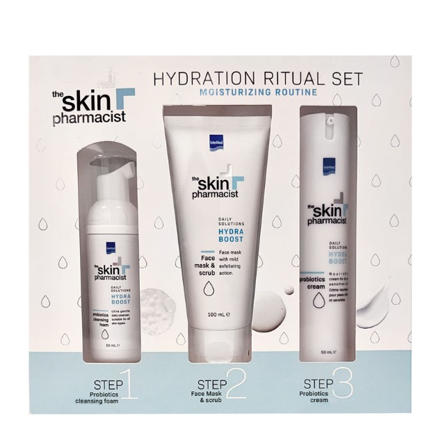 Intermed Πακέτο The Skin Pharmacist Hydration Cleansing Foam 50ml & Face Mask 100ml & Face Cream 50ml