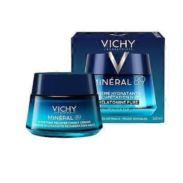 Vichy Mineral 89 Κρέμα Προσώπου Νυκτός για Ενυδάτωση & Ανάπλαση 50ml