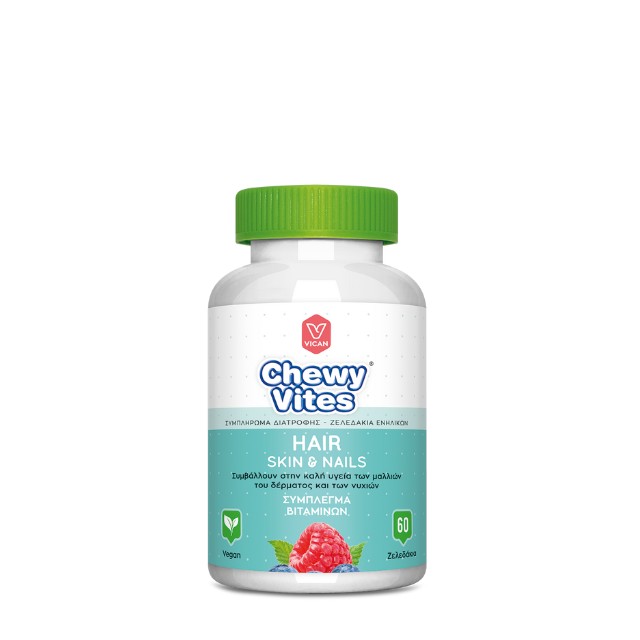 Vican Chewy Vites Adults Hair Skin & Nails 60 τεμάχια