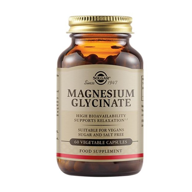 Solgar Magnesium Glycinate 60 κάψουλες