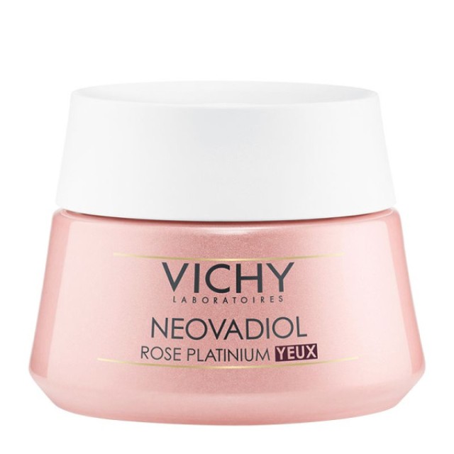 Vichy Neovadiol Rose Platinum Eye Cream, Αντιγηραντική Κρέμα Ματιών για Σακούλες & Ρυτίδες, 15ml
