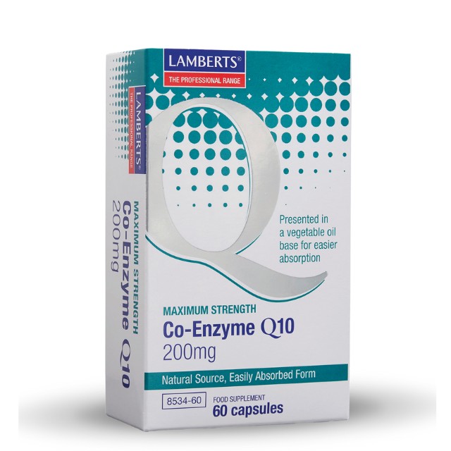 Lamberts Co-Enzyme Q10 200mg 60 Κάψουλες 8534-60