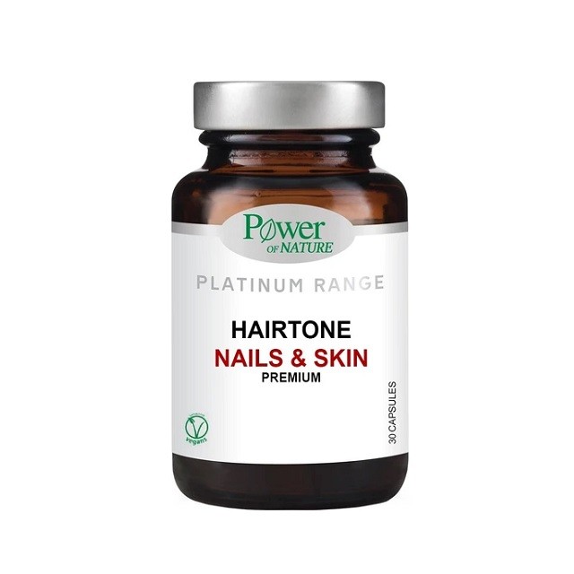 Power of Nature Hairtone Nails & Skin Premium Συμπλήρωμα Διατροφής Για Υγιή Μαλλιά, Δέρμα & Νύχια, 30 Κάψουλες