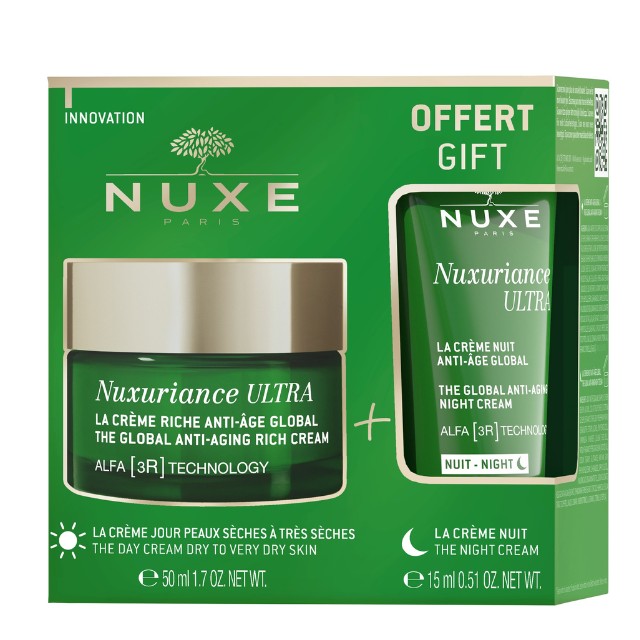 Nuxe Nuxuriance Ultra Πακέτο The Global Anti-Aging Rich Cream 50ml & Δώρο Anti-Aging Night Cream 15ml