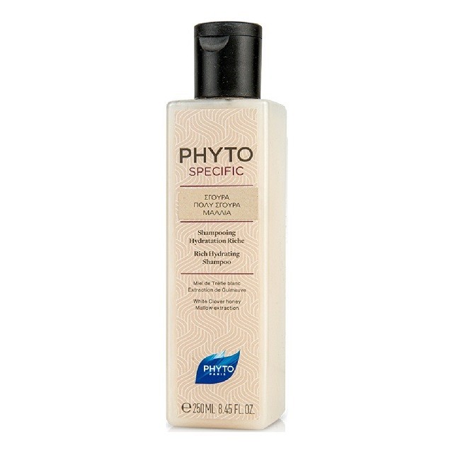 Phyto Specific Rich Hydrating Shampoo Σαμπουάν Πλούσιας Ενυδάτωσης Για Σγουρά Μαλλιά, 250ml