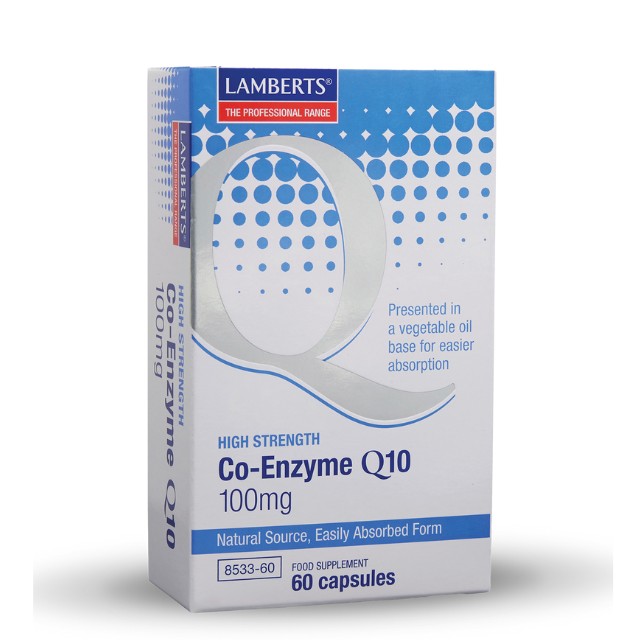 Lamberts Co-Enzyme Q10 100mg 60 Κάψουλες 8533-60