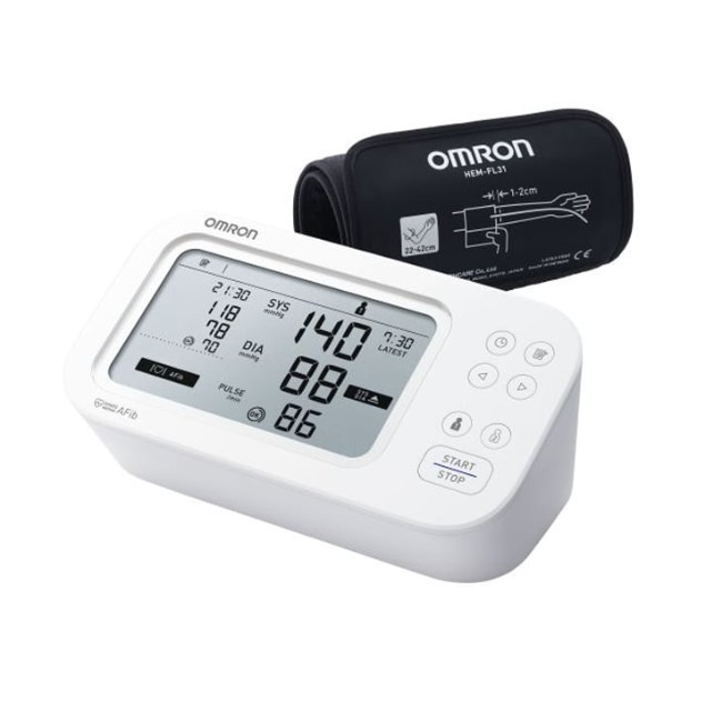 Omron M6 Comfort AFib Ψηφιακό Πιεσόμετρο Μπράτσου με Ανίχνευση Κολπικής Μαρμαρυγής 1τμχ