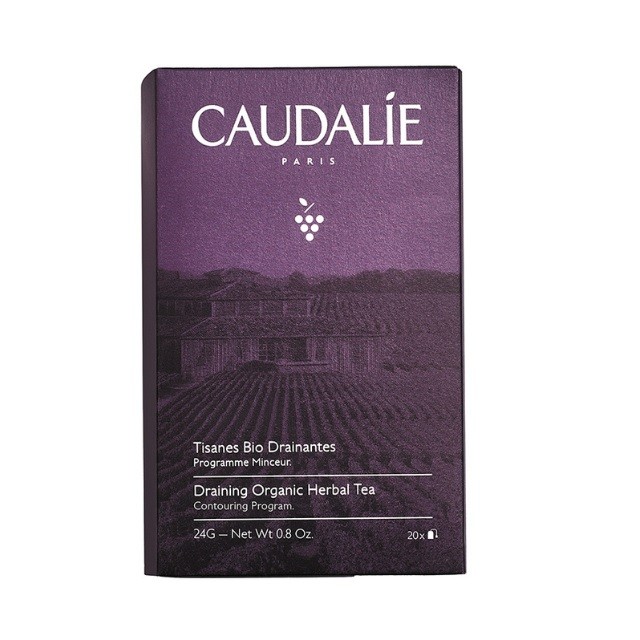 Caudalie Draining Organic Herbal Tea Μείγμα Βοτάνων Για Αποτοξίνωση, 24g x 20Τεμάχια