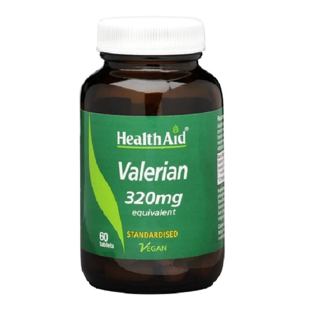 Health Aid Valerian Extract 320mg Φυσικό Και Ασφαλές Ηρεμιστικό Για Την Αϋπνία, 60Tabs