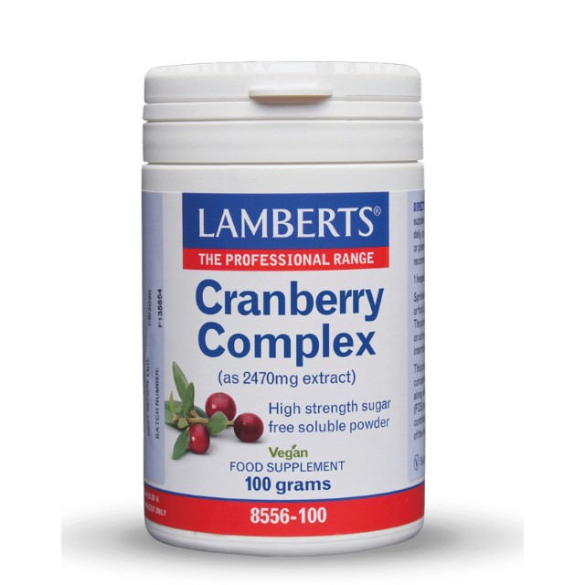 Lamberts Cranberry Complex Powder Cranberry Σε Σκόνη 100gr 8556-100