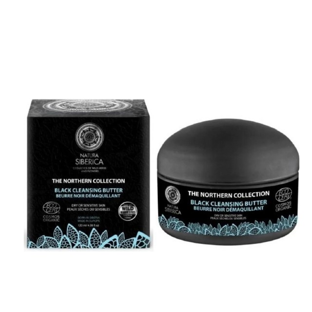 Natura Siberica The Northern Collection Black Cleansing Butter Μαύρο Bούτυρο Kαθαρισμού Προσώπου 120ml