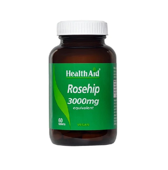 Health Aid Rosehip 3000mg Συμπλήρωμα Διατροφής Για Το Ανοσοποιητικό Σύστημα 60 Ταμπλέτες