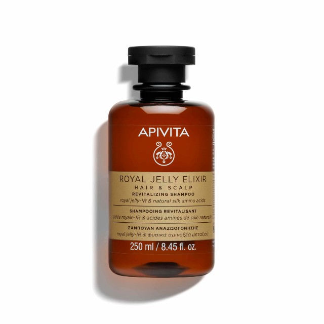 Apivita Royal Jelly Elixir Hair & Scalp Revitalizing Shampoo Σαμπουάν Αναζωογόνησης για Μαλλιά & Τριχωτό 250ml