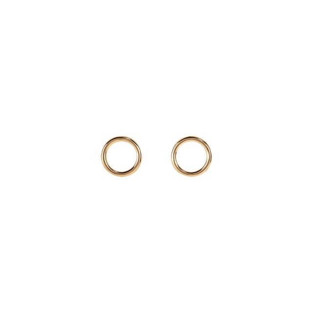Medisei Ασημένια Σκουλαρίκια No 05414 - Circular Earrings, 1 ζευγάρι