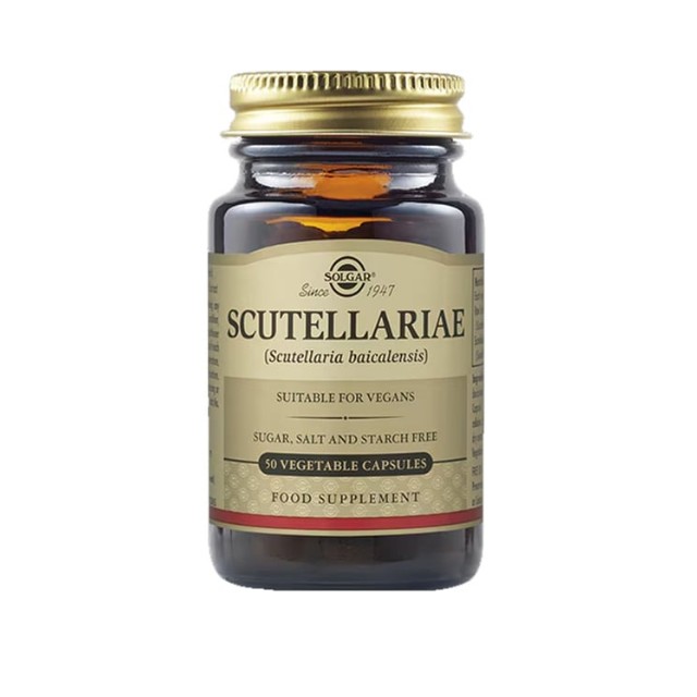 Solgar Scutellariae, Συμπλήρωμα Διατροφής για την Καλή Υγεία Των Αρθρώσεων, 50 caps