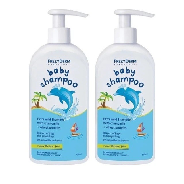 Frezyderm Πακέτο Baby Shampoo, Βρεφικό Σαμπουάν, 300ml + 300ml