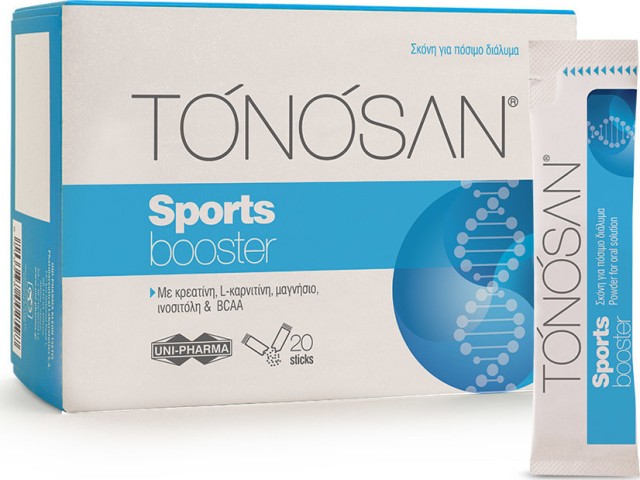 UniPharma Tonosan Sports Booster Συμπλήρωμα Ενέργειας Αθλητών, 20 φακελίσκοι