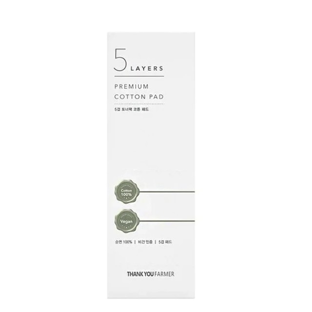 Thank You Farmer Dual Premium Cotton Pad Δίσκοι Ντεμακιγιάζ Από 100% Βαμβάκι 80τμχ