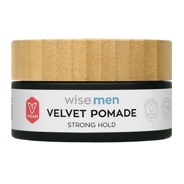 Vican Wise Men Velvet Pomade Strong Hold Πομάδα Μαλλιών Για Δυνατό & Σταθερό Κράτημα, 100ml