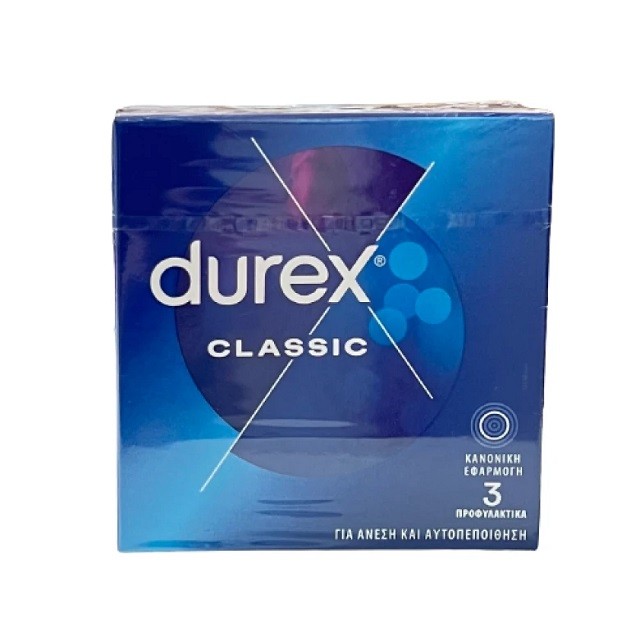 Durex Classic Προφυλακτικά, 3 Τεμάχια