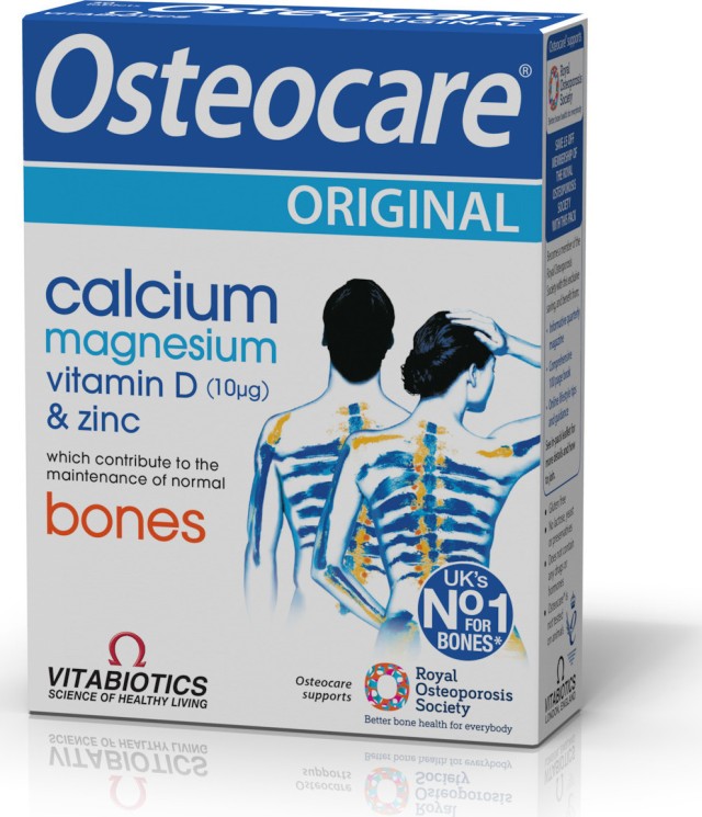 Vitabiotics Osteocare Original, Συμπλήρωμα για Υγιή Οστά & Ανάπτυξη, 30 ταμπλέτες