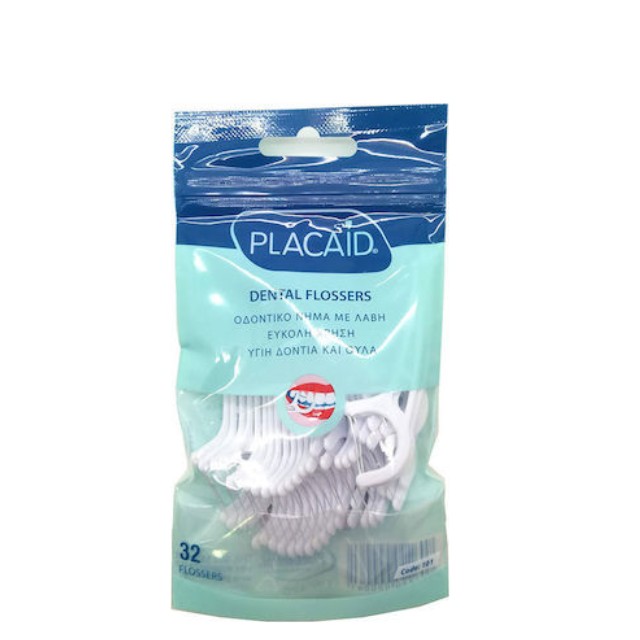 PlacAid Dental Flosser Οδοντικό Νήμα 32 Νήματα