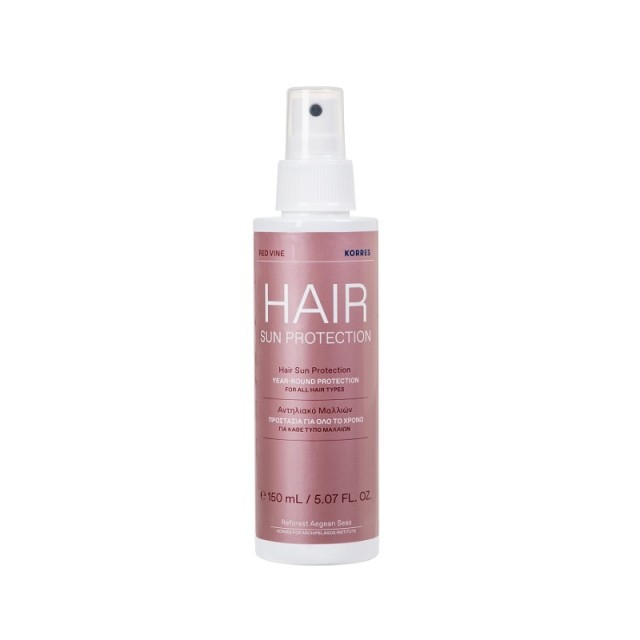 KORRES Sun Protection Hair Spray, Αντηλιακό Μαλλιών 150ml